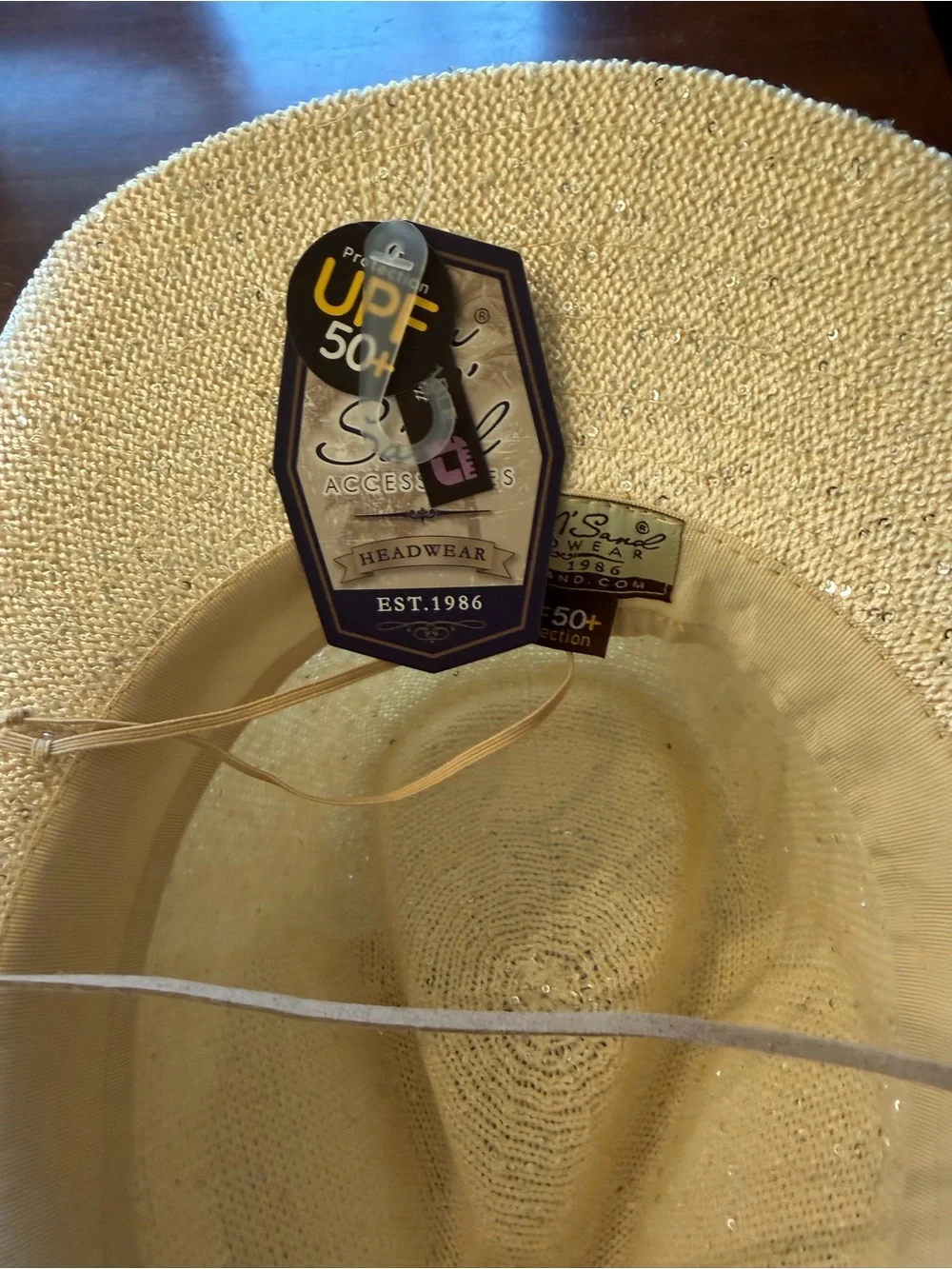 Sun N Sand Sparkle Cowboy Sunhat UPF 50+.